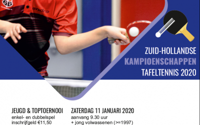 Reminder: ZHK 2020 in Schiedam: je kunt inschrijven tot 12 december