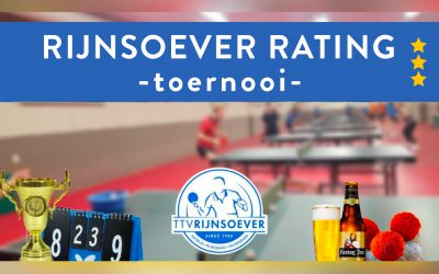 Rijnsoever Rating toernooi: schrijf je nu in!